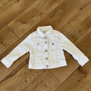 GAP Kids White Denim Jacket